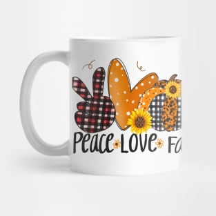 Peace Love Fall Mug